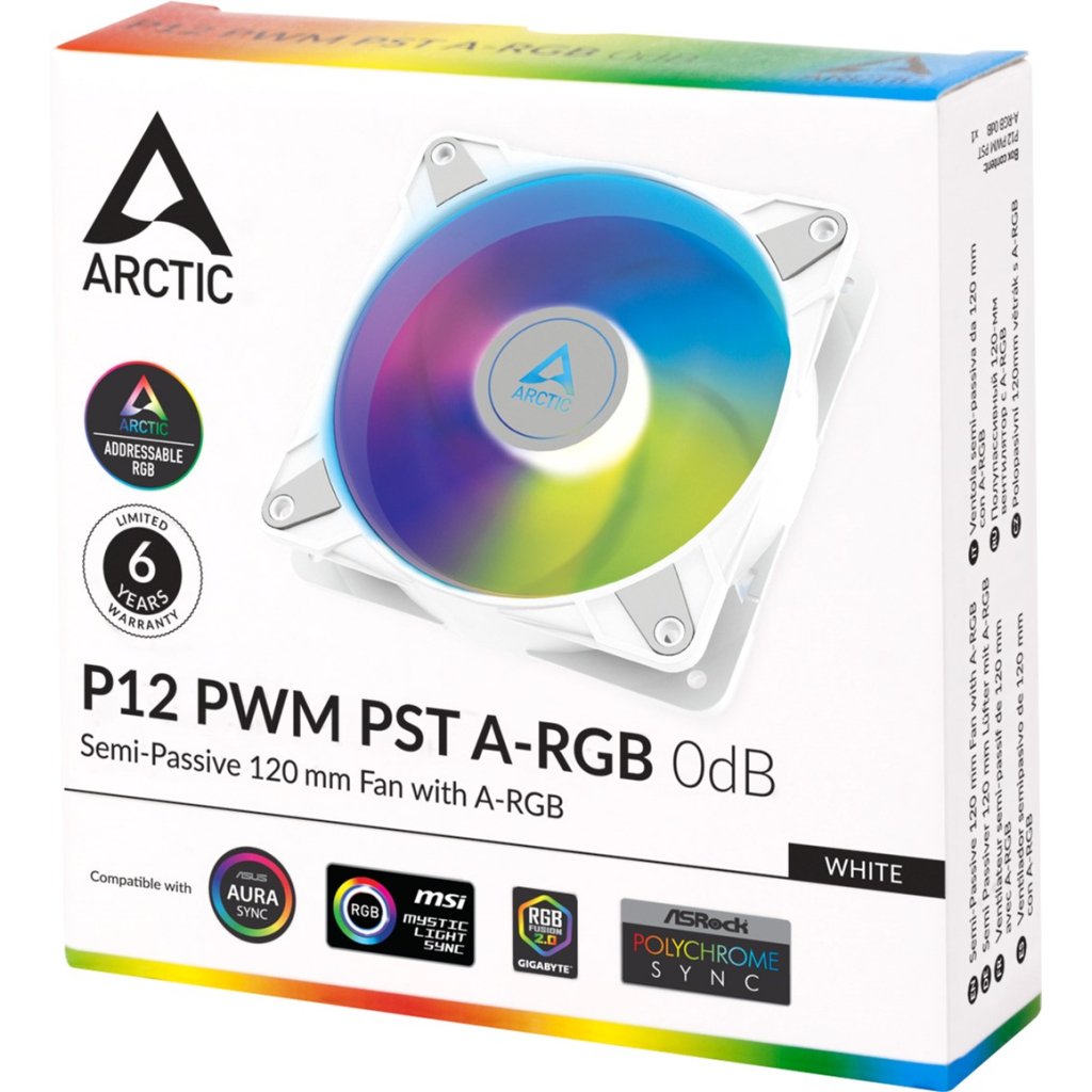 Кулер до корпусу Arctic P12 PWM PST A-RGB (ACFAN00254A) - зображення 5