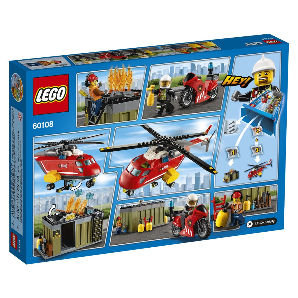 Конструктор LEGO City Fire Пожежна команда швидкого реагування (60108) - зображення 12