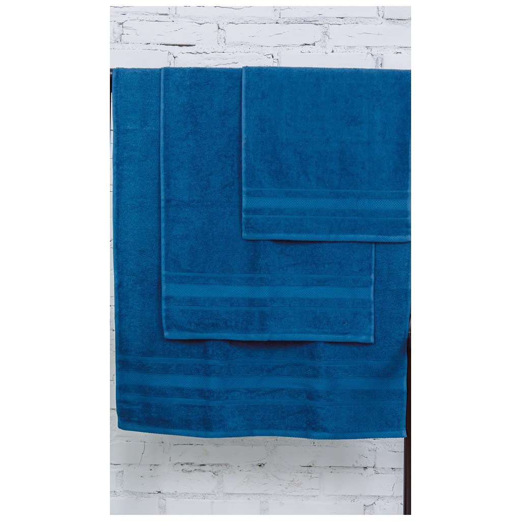 Рушник MirSon набір банний 5015 SoftNess Blueberry 50x90, 70x140, 100x150 (2200003182750) - зображення 2