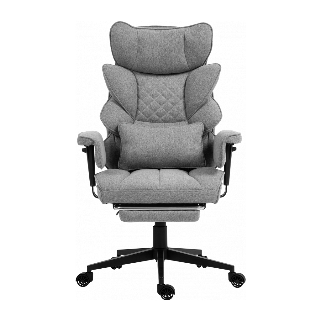 Офісне крісло GT Racer B-2511 Gray (B-2511 Fabric Gray) - зображення 2