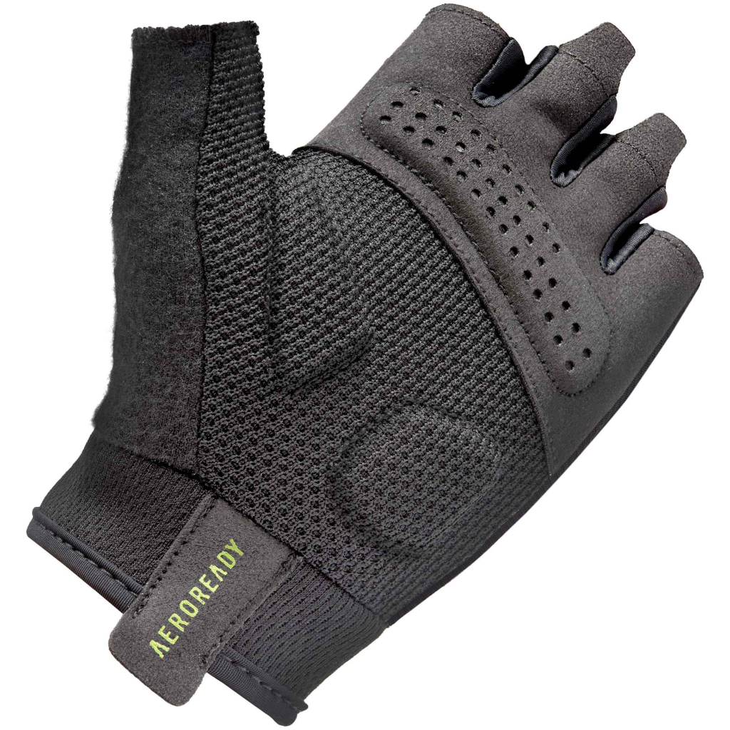 Рукавички для фітнесу Adidas Essential Training Gloves ADGB-15002GN чорний, зелений M (885652025966) - зображення 2
