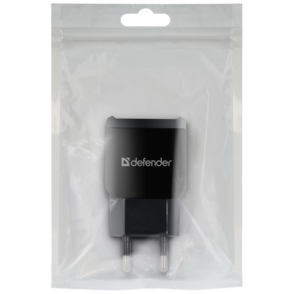 Зарядний пристрій Defender EPA-13 black, 2xUSB, 5V/2.1A, package (83840) - зображення 3