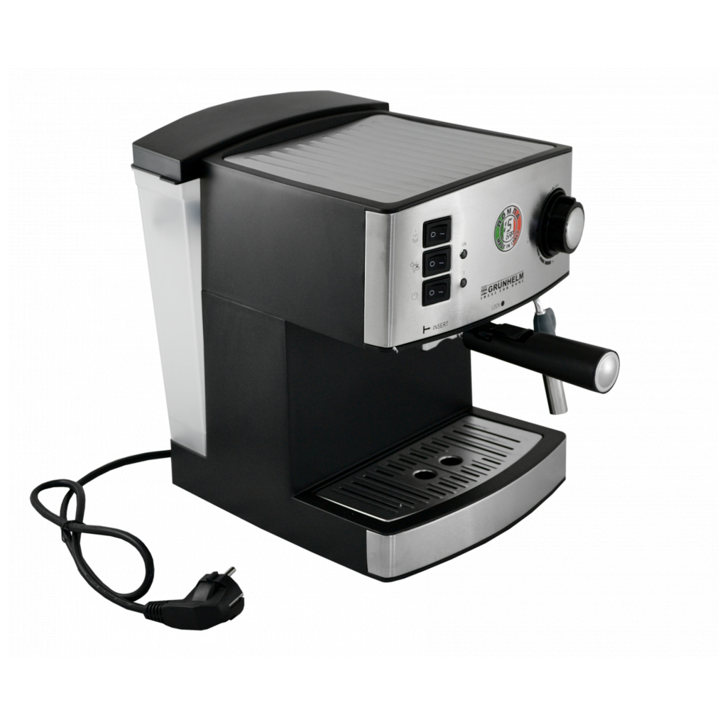 Ріжкова кавоварка еспресо Grunhelm GEC15 - зображення 2
