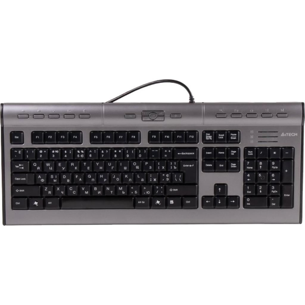 Клавіатура A4Tech KL-7MUU-R Silver/Grey - зображення 1