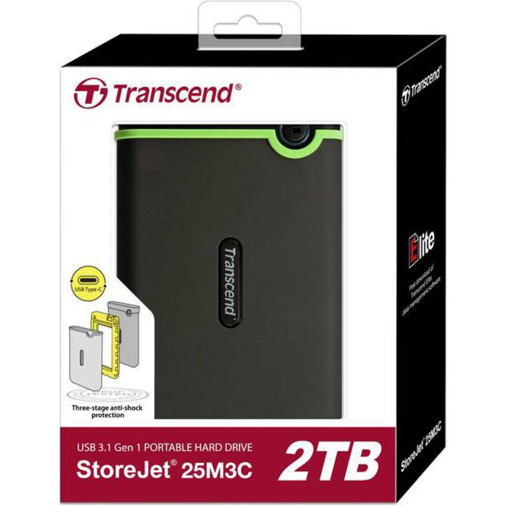 Зовнішній жорсткий диск 2.5" 2TB Transcend (TS2TSJ25M3C) - зображення 4