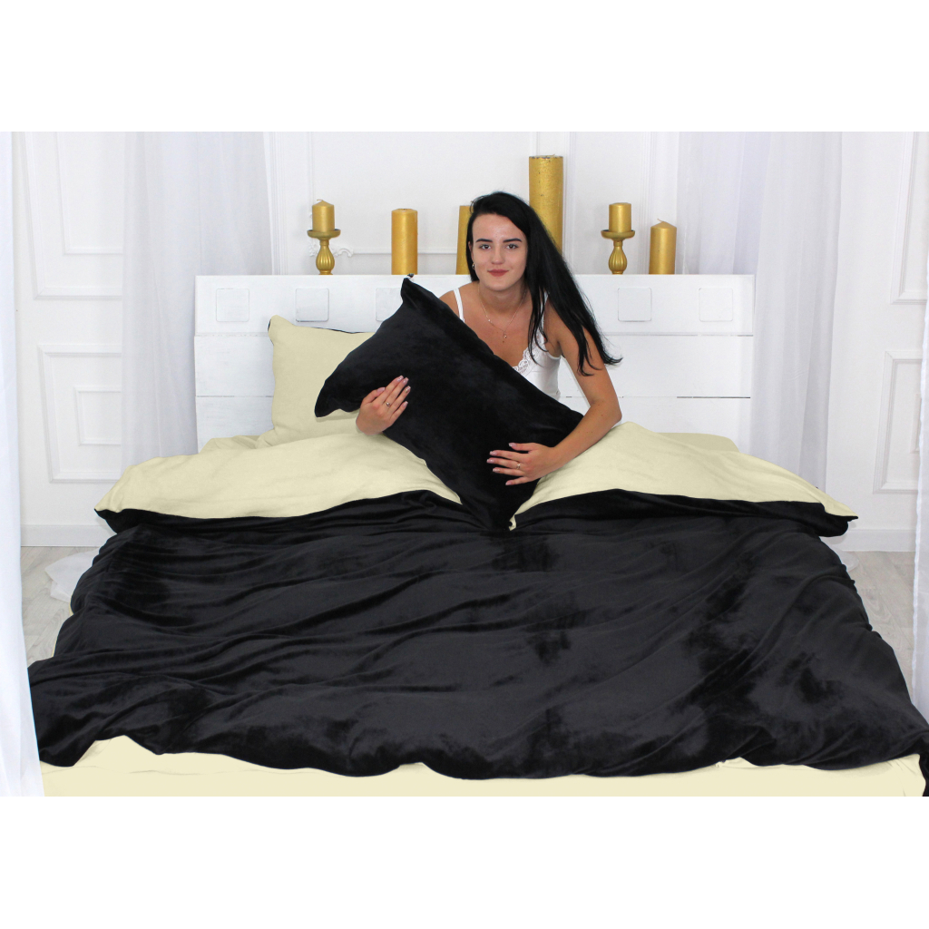 Постільна білизна MirSon Велюр Winter Terry 28-0044 Gloxinia King Size (2200004026046) - изображение 4