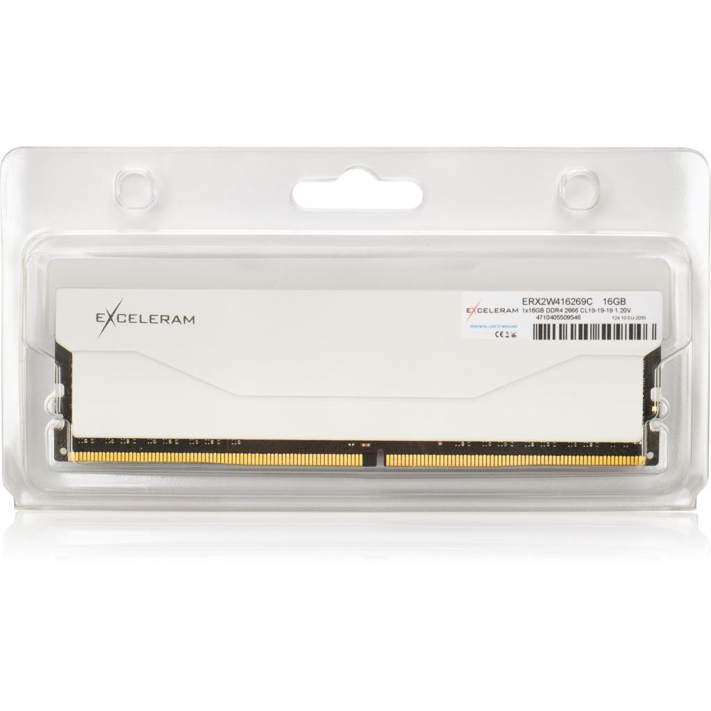 Модуль пам'яті для комп'ютера DDR4 16GB 2666 MHz RGB X2 Series White eXceleram (ERX2W416269C) - зображення 3