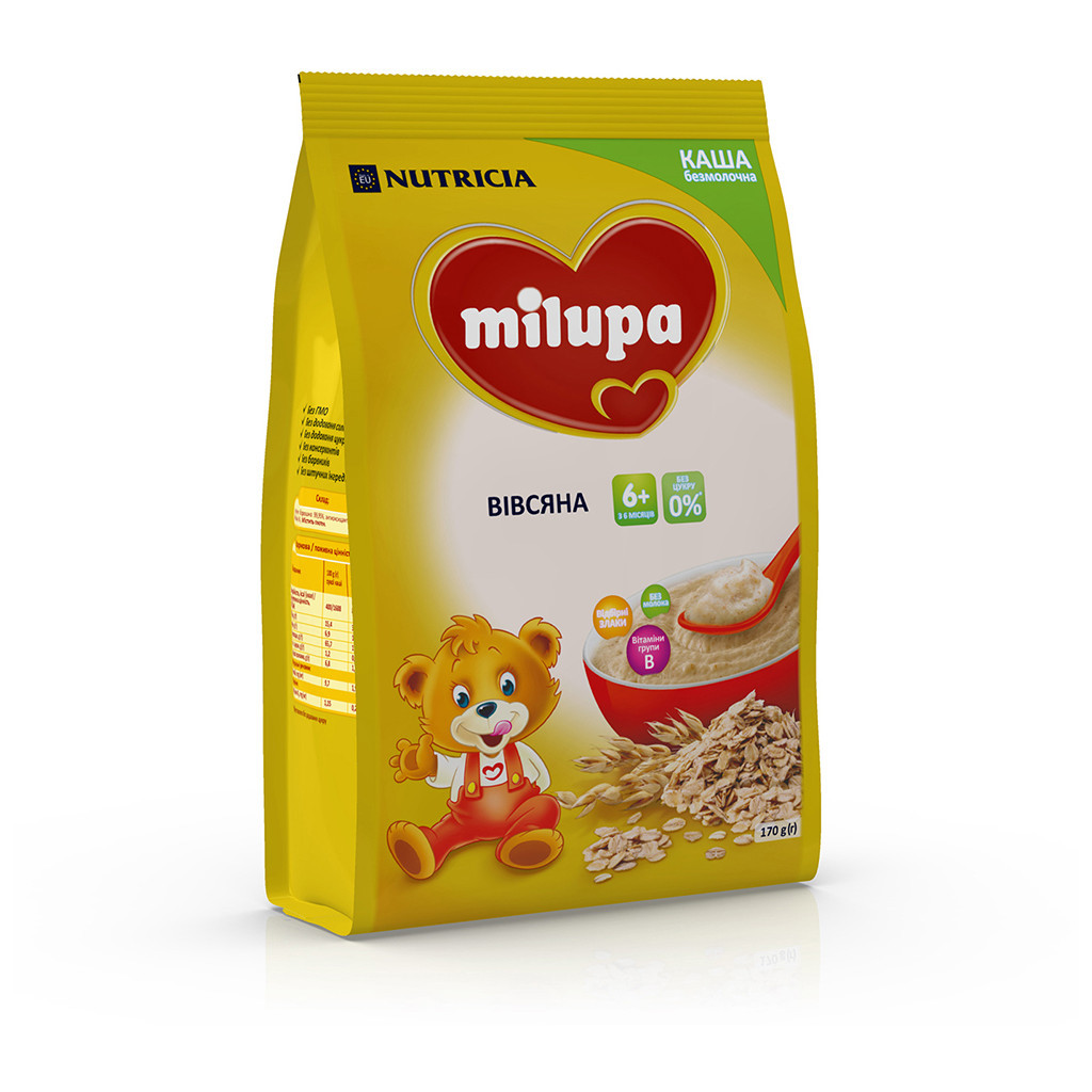Дитяча каша Milupa безмолочна Вівсяна 170 г (5900852930089) - изображение 5