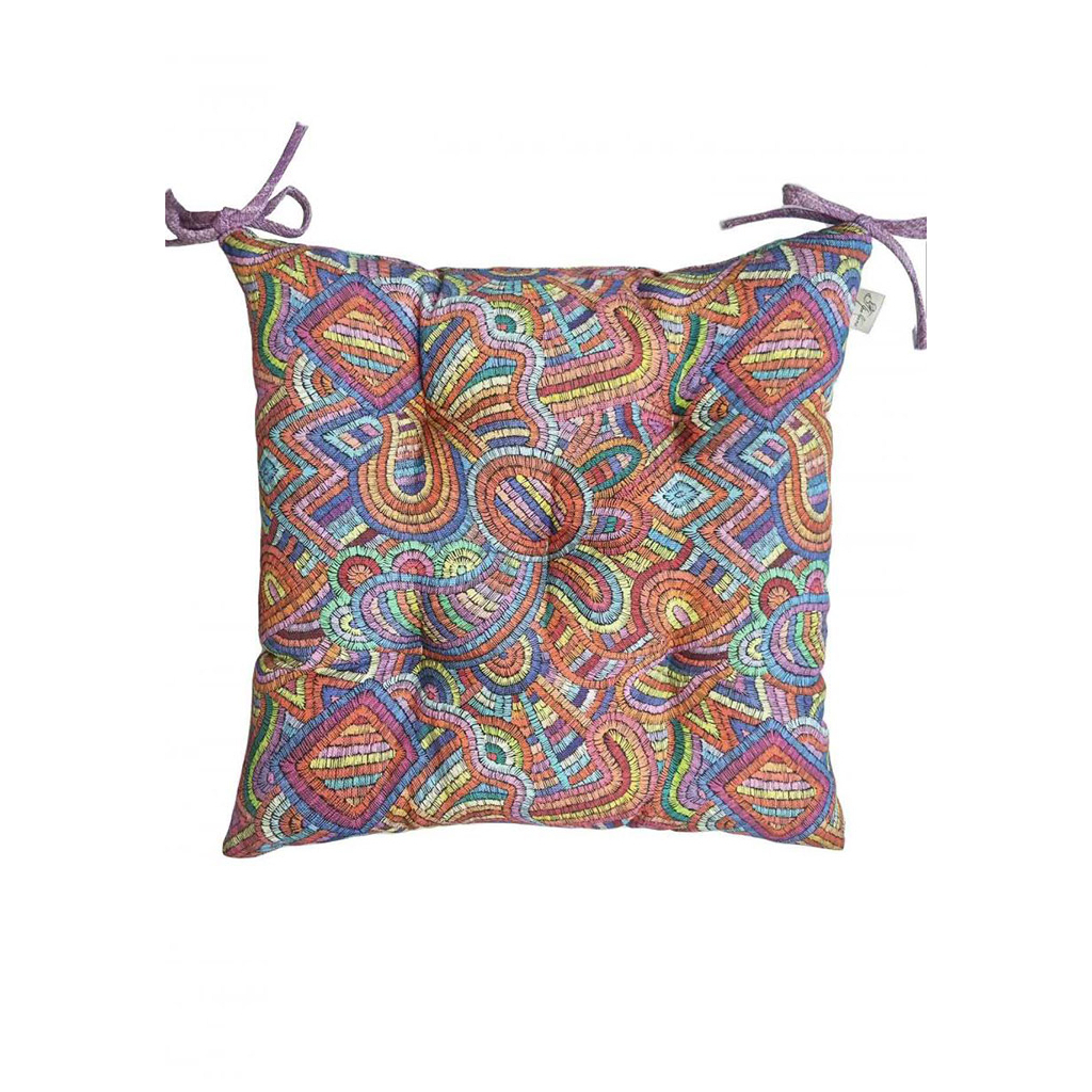 Подушка на стілець Прованс MixPrint 503 мозаіка 40х40 см (4823093449886) - зображення 1