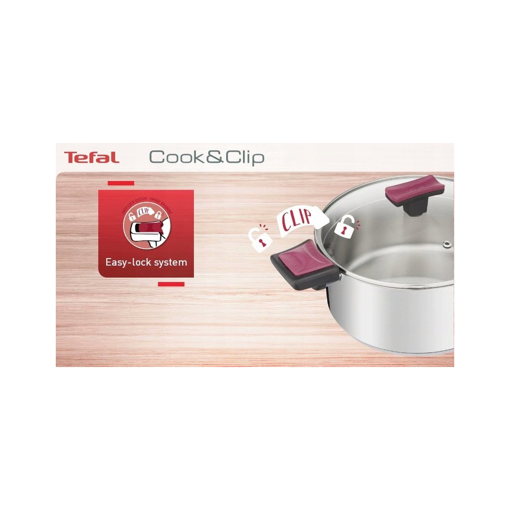 Набір посуду Tefal CookClip (G723SA74) - зображення 3