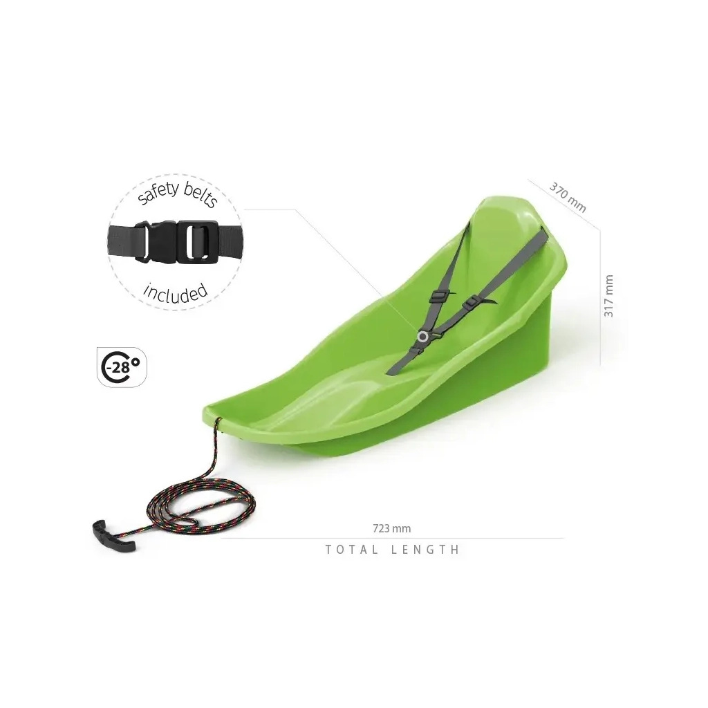 Санки Prosperplast Topo, зелений (5905197481944) - зображення 3