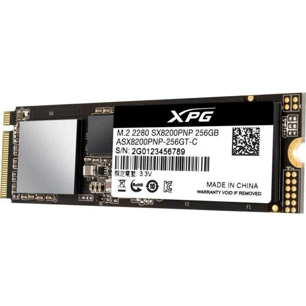 Накопичувач SSD M.2 2280 256GB ADATA (ASX8200PNP-256GT-C) - зображення 3