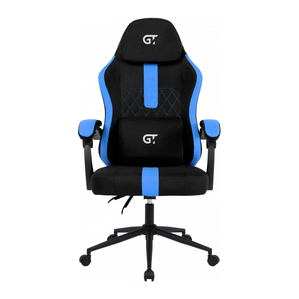 Крісло ігрове GT Racer X-2326 Black/Blue (X-2326 Fabric Black/Blue) - зображення 1