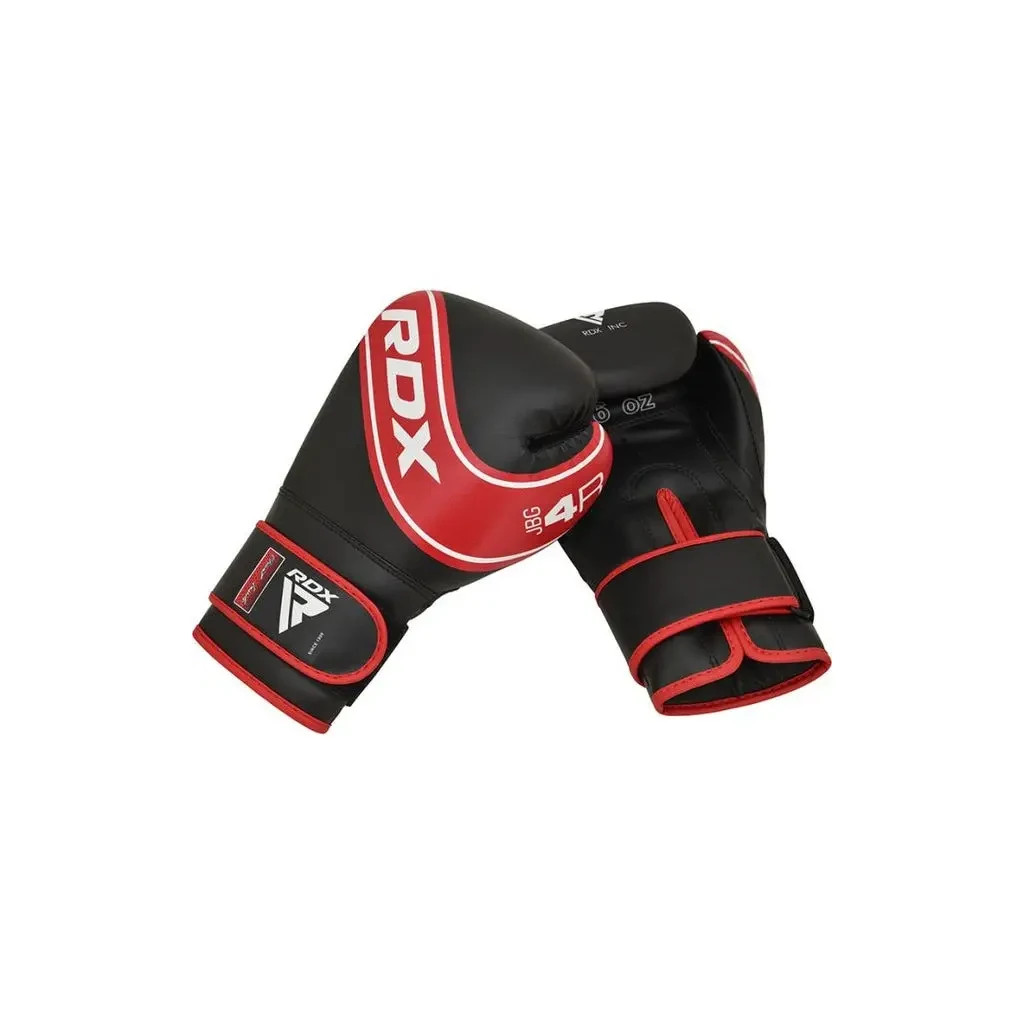 Боксерські рукавички RDX 4B Robo Kids Red/Black 6 унцій (JBG-4R-6oz) - зображення 2