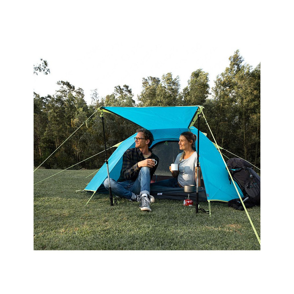 Намет Naturehike чотиримісний P-Series NH18Z044-P 210T/65D блакитний (6975641888055) - зображення 3