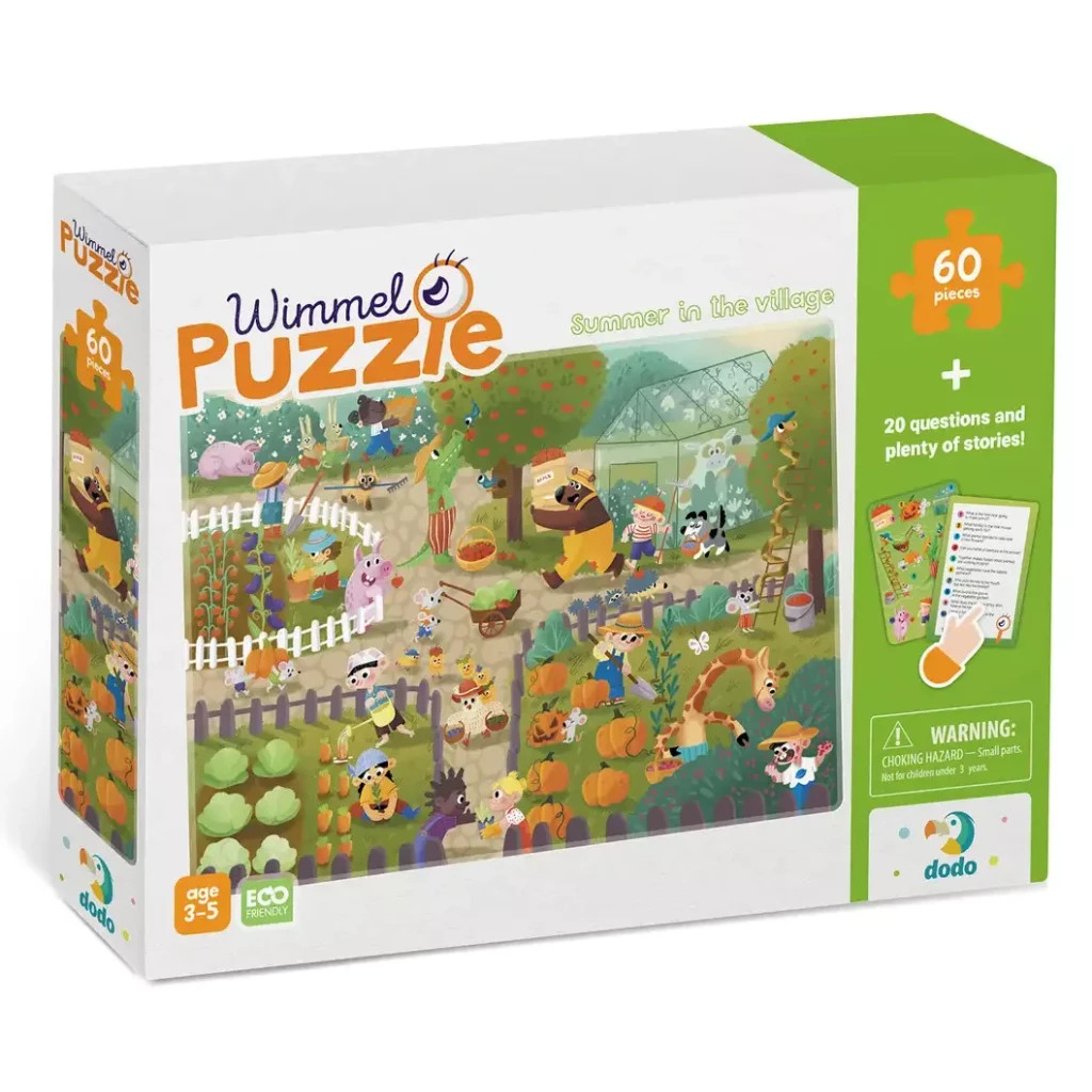 Пазл DoDo Віммельпазл Літо у селі, 60 елементів (300558) - зображення 1