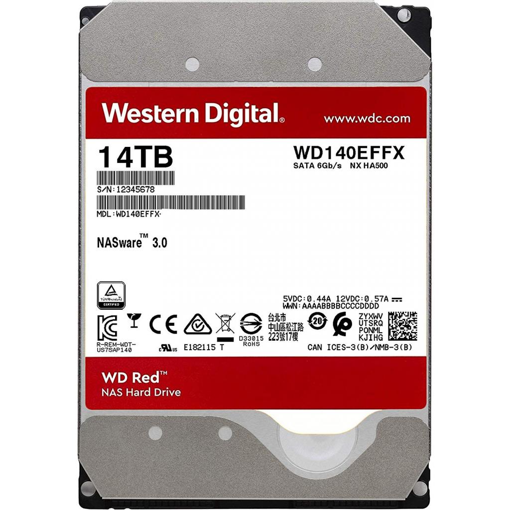 Жорсткий диск 3.5" 14TB WD (WD140EFFX) - зображення 1