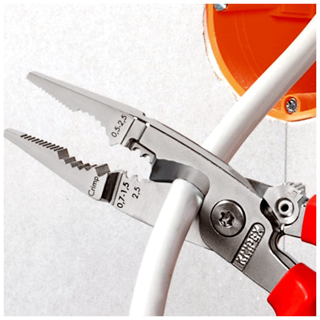 Плоскогубці KNIPEX електромонтажні 200мм (13 91 200) - picture 5