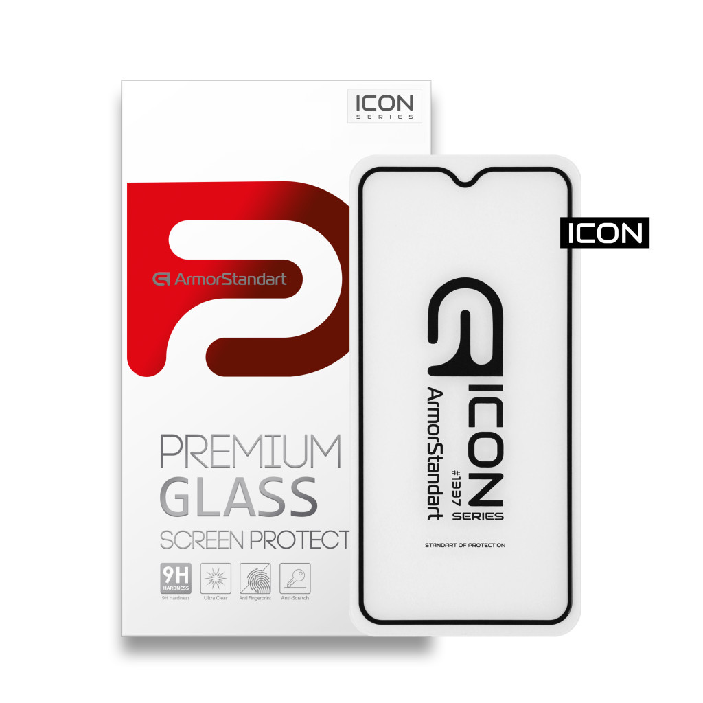 Скло захисне Armorstandart Vivo Y93/Y93 lite/Y91c Black (ARM55844-GIC-BK) - зображення 1