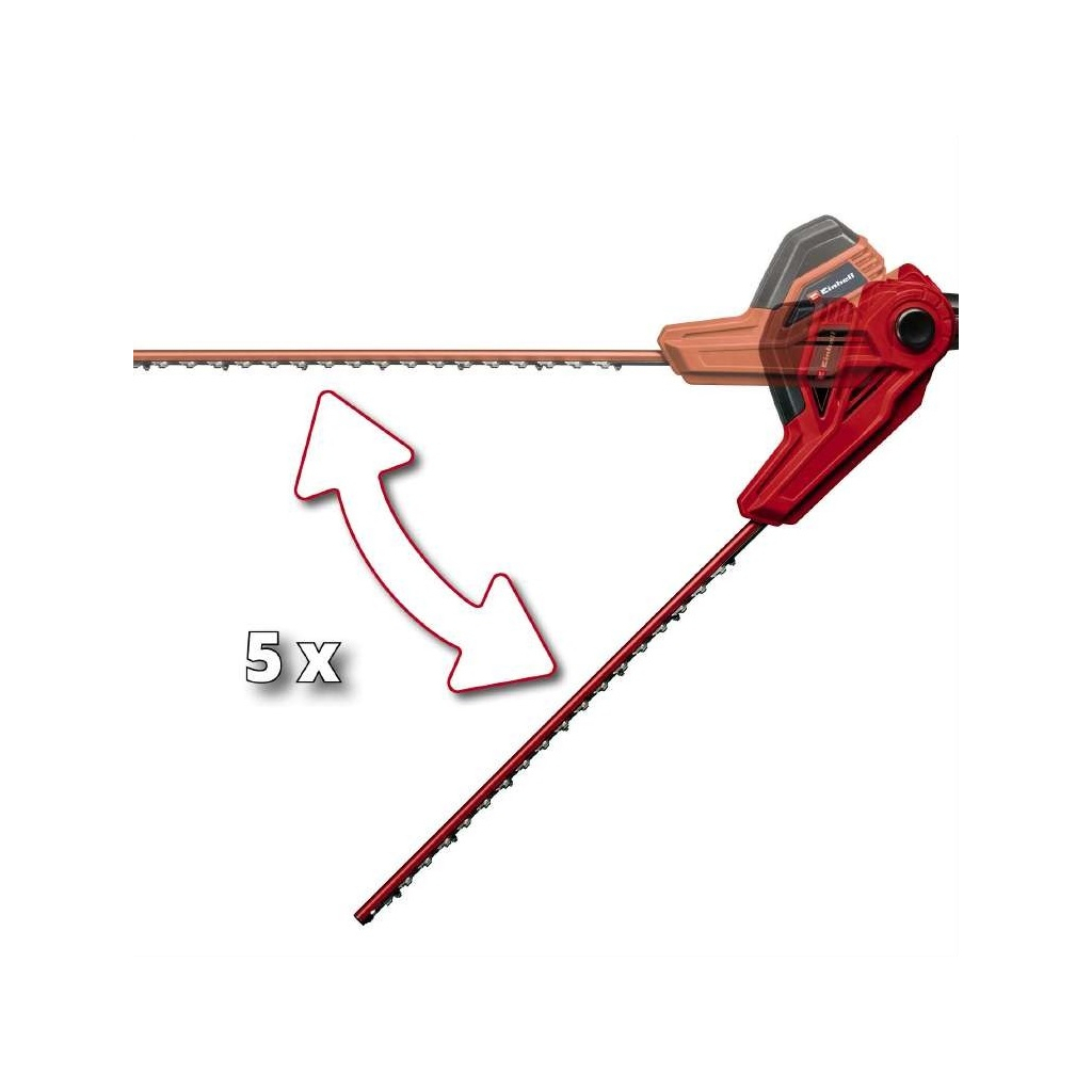 Кущоріз Einhell телескопічний GC-HH 5056 500Вт, 56/47мм, шаг 20мм, штанга 1.7-2.5м (3403870) - зображення 6