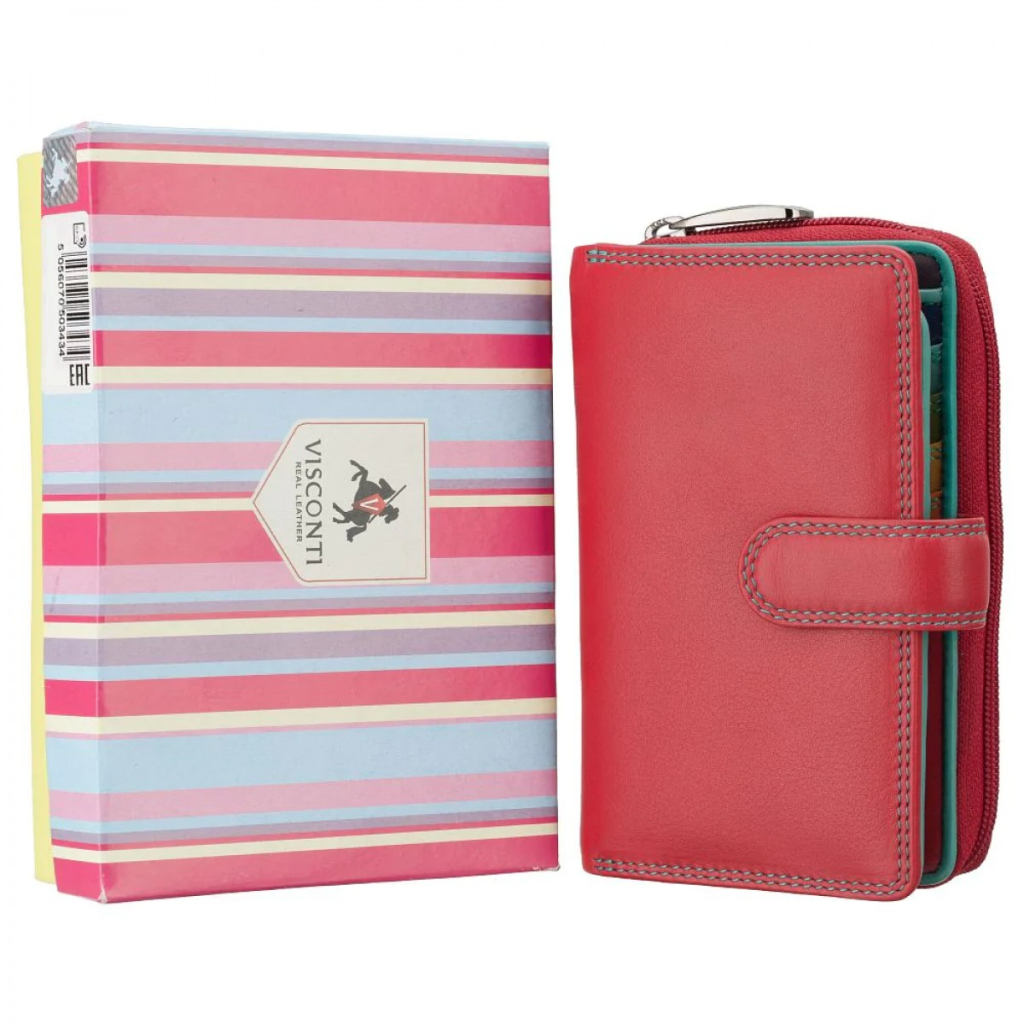 Гаманець Visconti R13 Red/Rhumba (R13 RED/RHUMBA) - зображення 7
