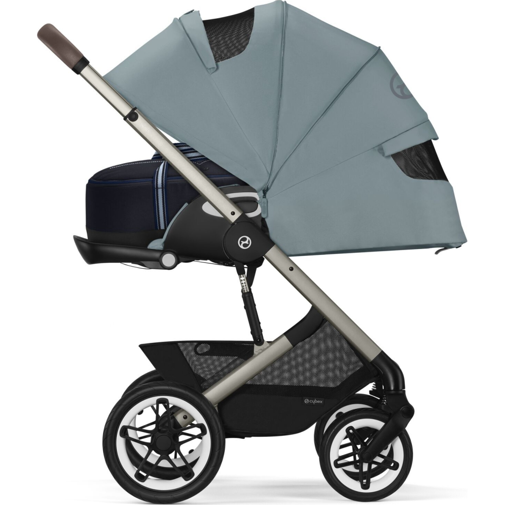 Коляска Cybex Talos S Lux TPE Sky Blue (з бампером) (522002597) - зображення 9