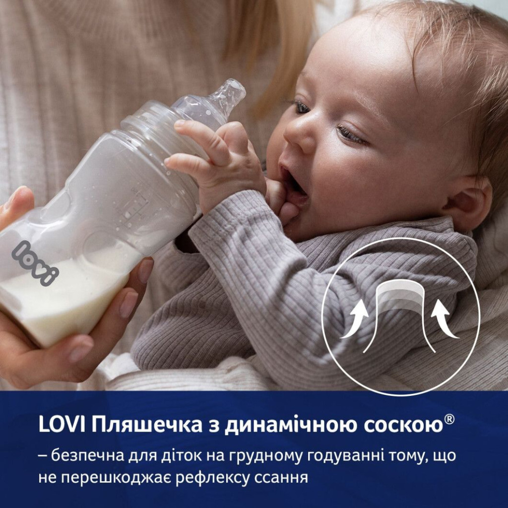 Пляшечка для годування Lovi Trends 250 мл - бежева (21/563_bei) - зображення 8
