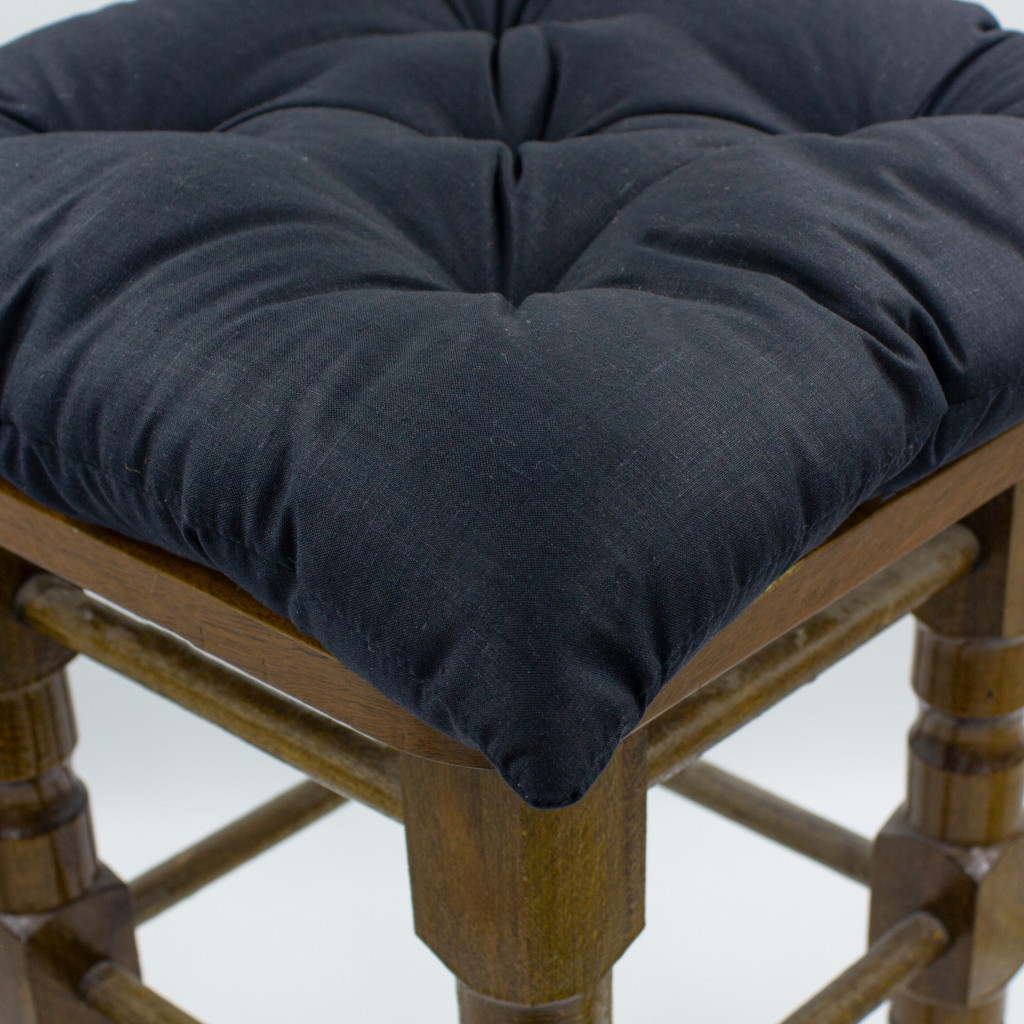 Подушка на стілець MirSon Ranforce Elite 16-9000 Black Stone 50x50 см (2200006276098) - зображення 4