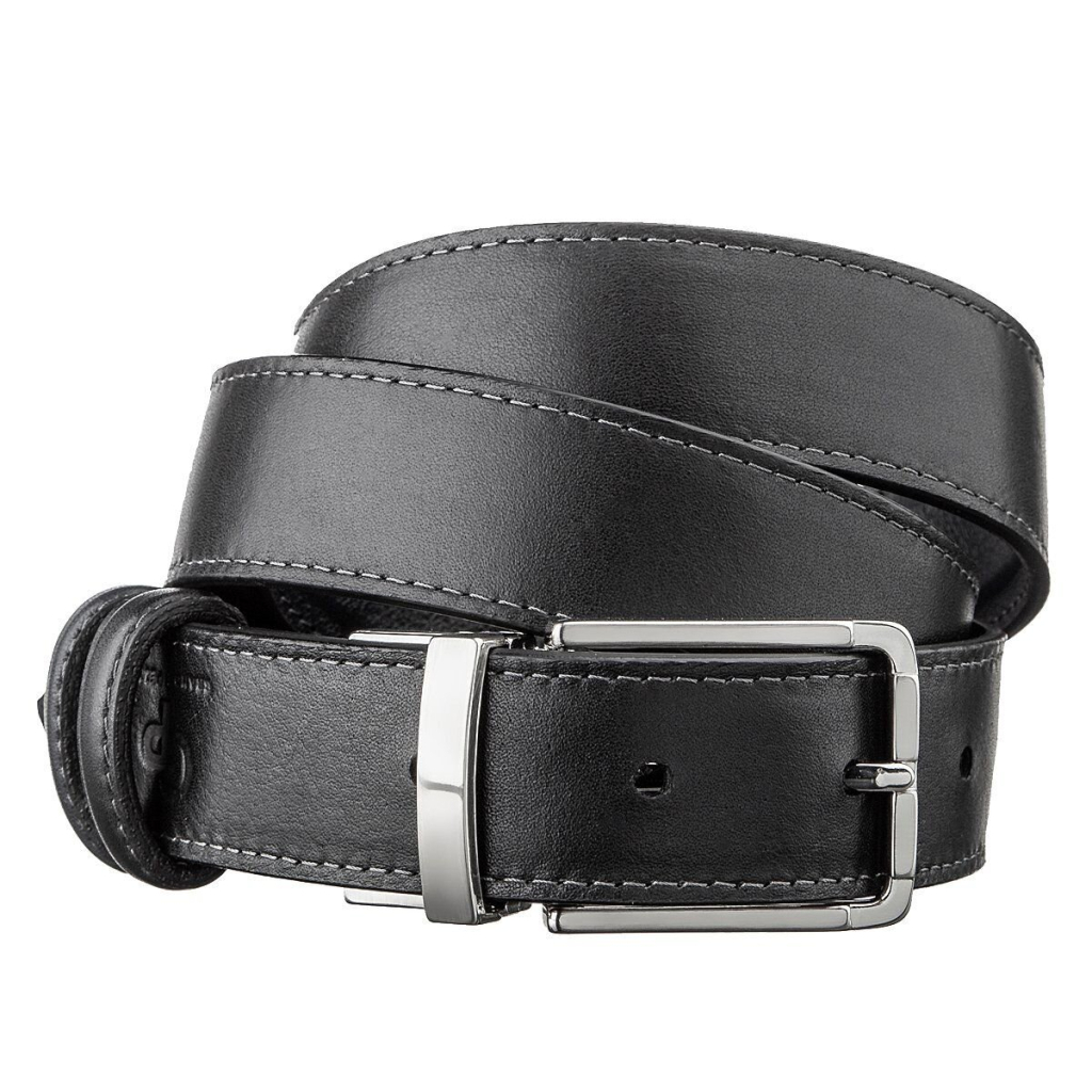 Ремінь Grande Pelle Брючний двосторонній Синій та Чорний (11156) - зображення 3