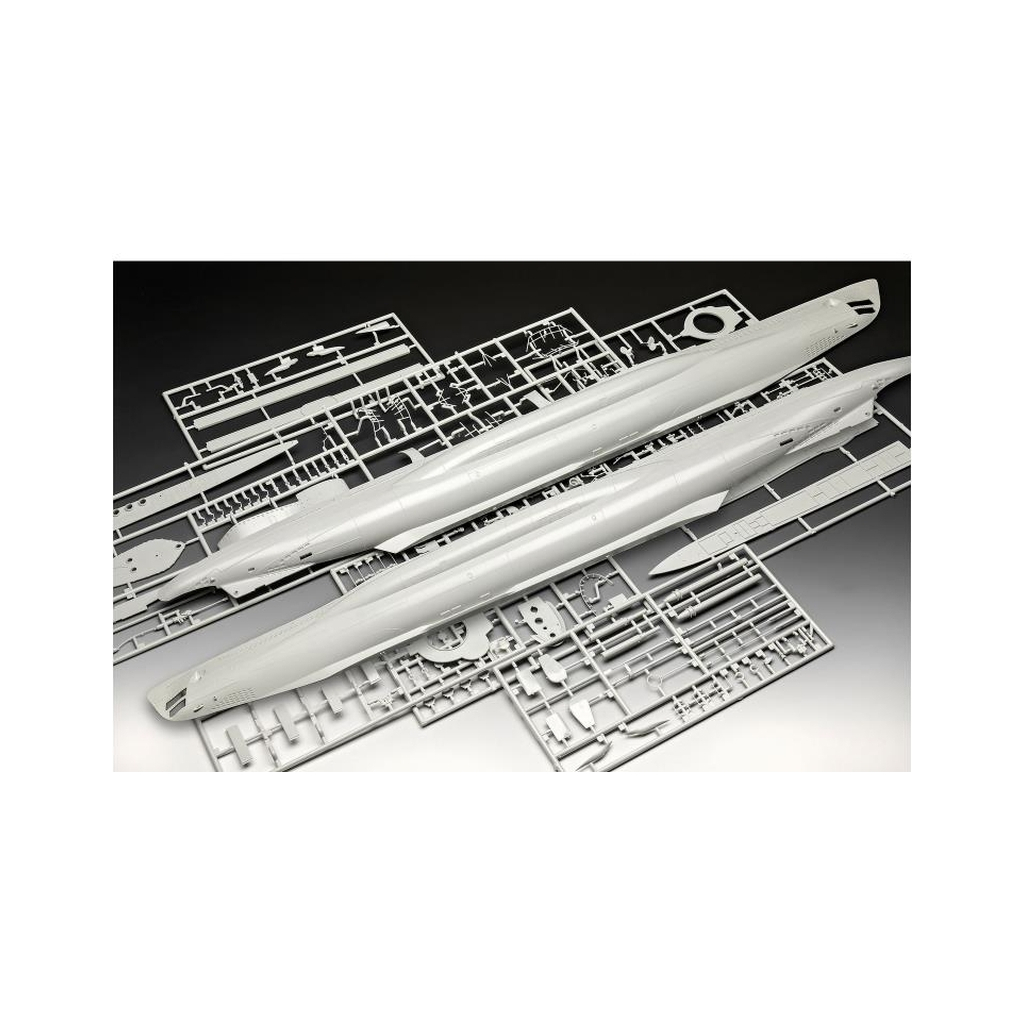 Збірна модель Revell Німецький підводний човен типу VII C/41, рівень 5, 1:72 (RVL-05163) - picture 9