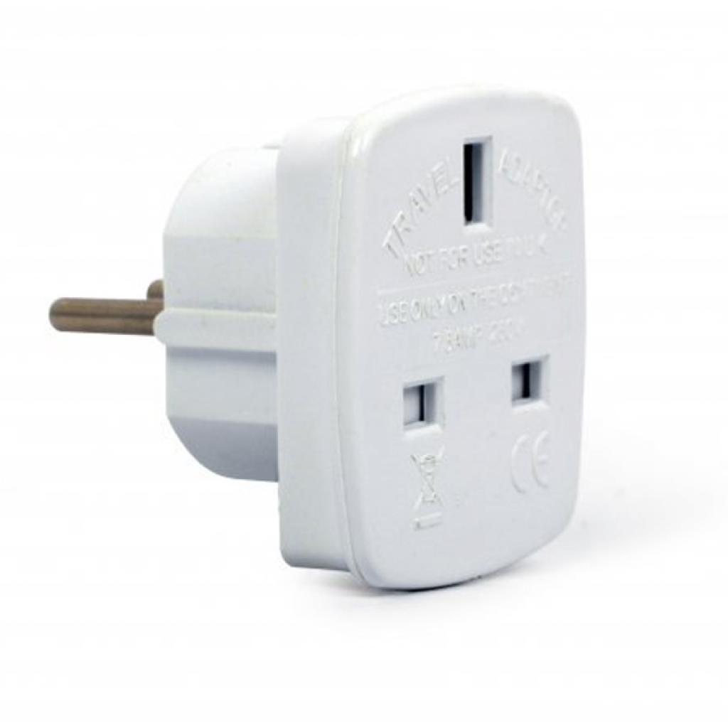 Перехідник Cablexpert UK-розетка - Евро-вилка (A-AC-UKEU-001) - зображення 1