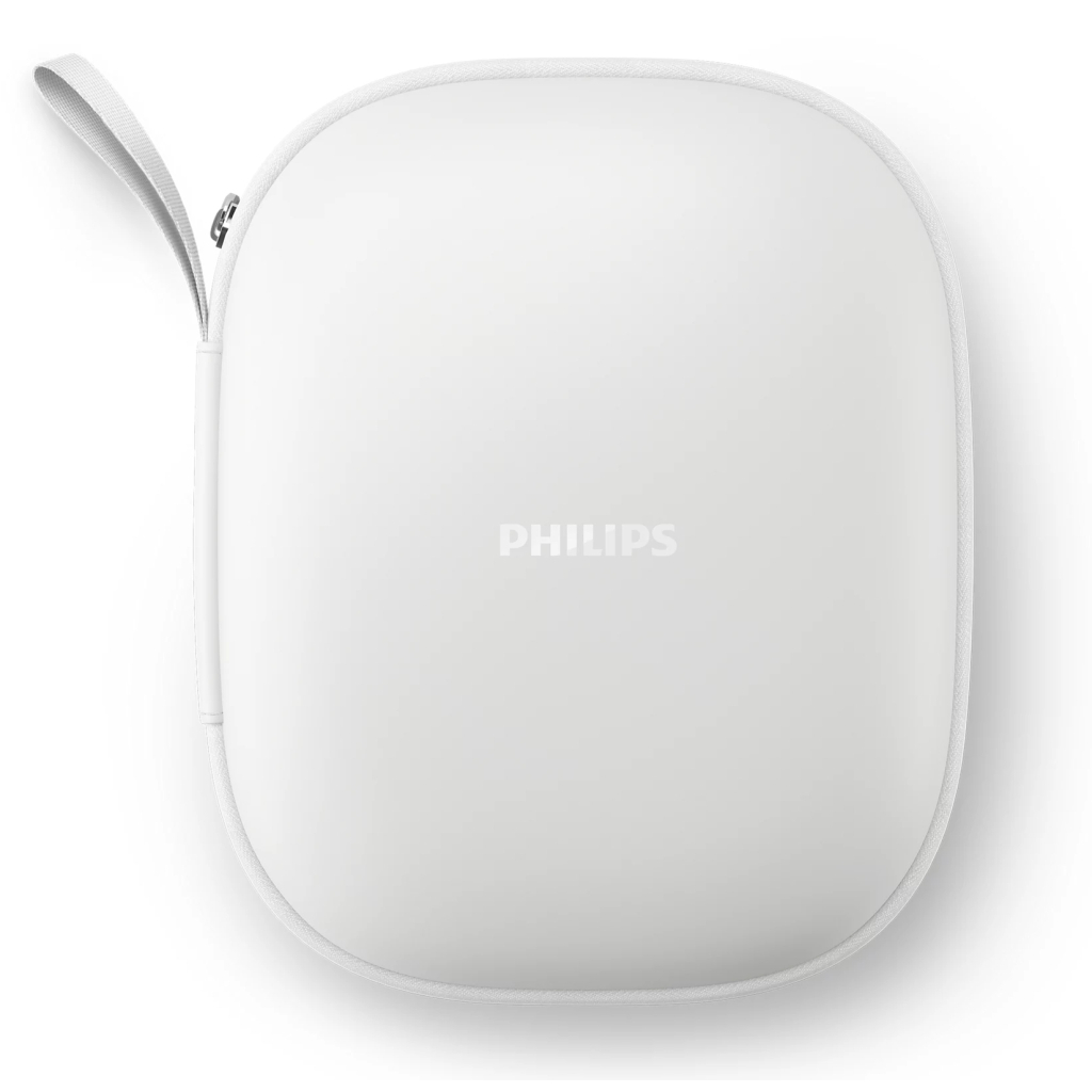 Навушники Philips TAH8506 Over-ear ANC Hi-Res Wireless Mic White (TAH8506WT/00) - зображення 6