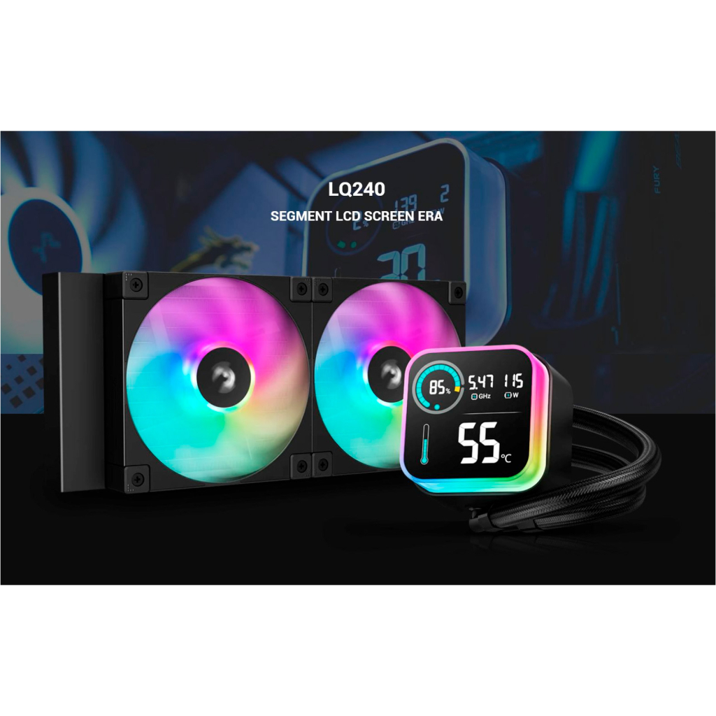 Система рідинного охолодження Deepcool LQ240 Black (R-LQ240-BKLSMW-G-1) - зображення 7