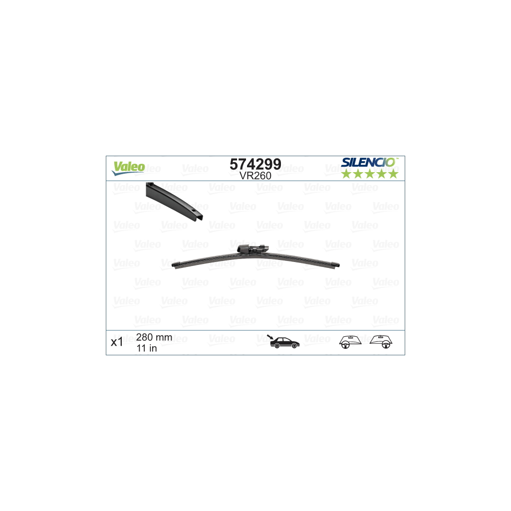 Щітка склоочисника Valeo 574299 - зображення 1