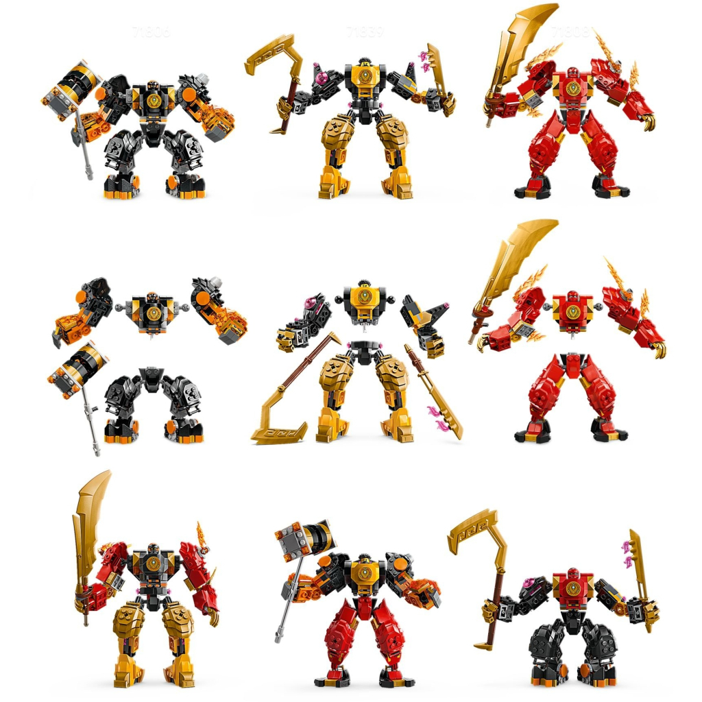 Конструктор LEGO NINJAGO Бойовий робот Арін Спін-джитсу (71839) - зображення 6