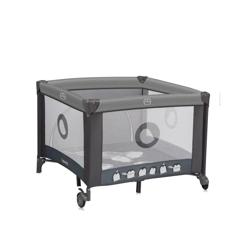 Дитячий манеж Lionelo Bonnie Grey Scandi (LO-BONNIE GREY SCANDI) - зображення 3