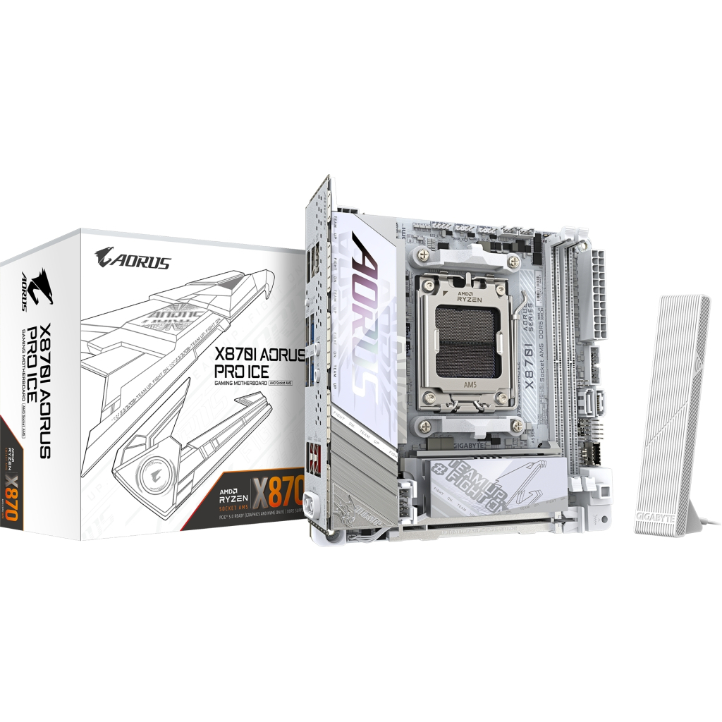 Материнська плата GIGABYTE X870I AORUS PRO ICE - зображення 6