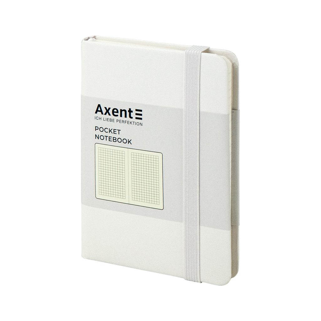Книга записна Axent Partner 95х140 мм в клітку 96 аркушів Біла (8301-21-A) - зображення 2