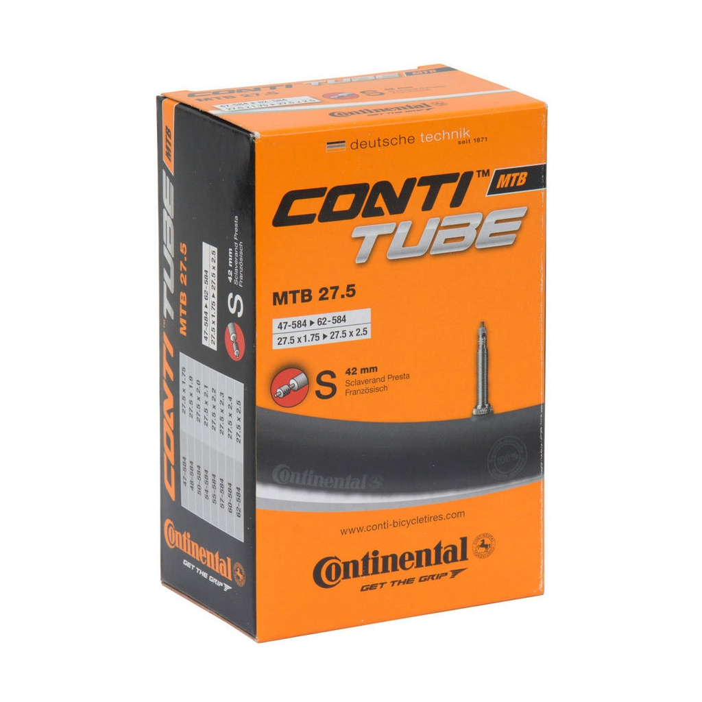 Велосипедна камера Continental MTB 27.5" 47-584 / 62-584 PR42mm (182351) - зображення 1