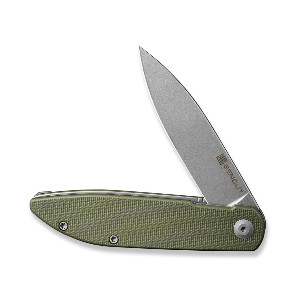 Ніж Sencut Bocll Stonewash Olive G10 (S22019-4) - зображення 4