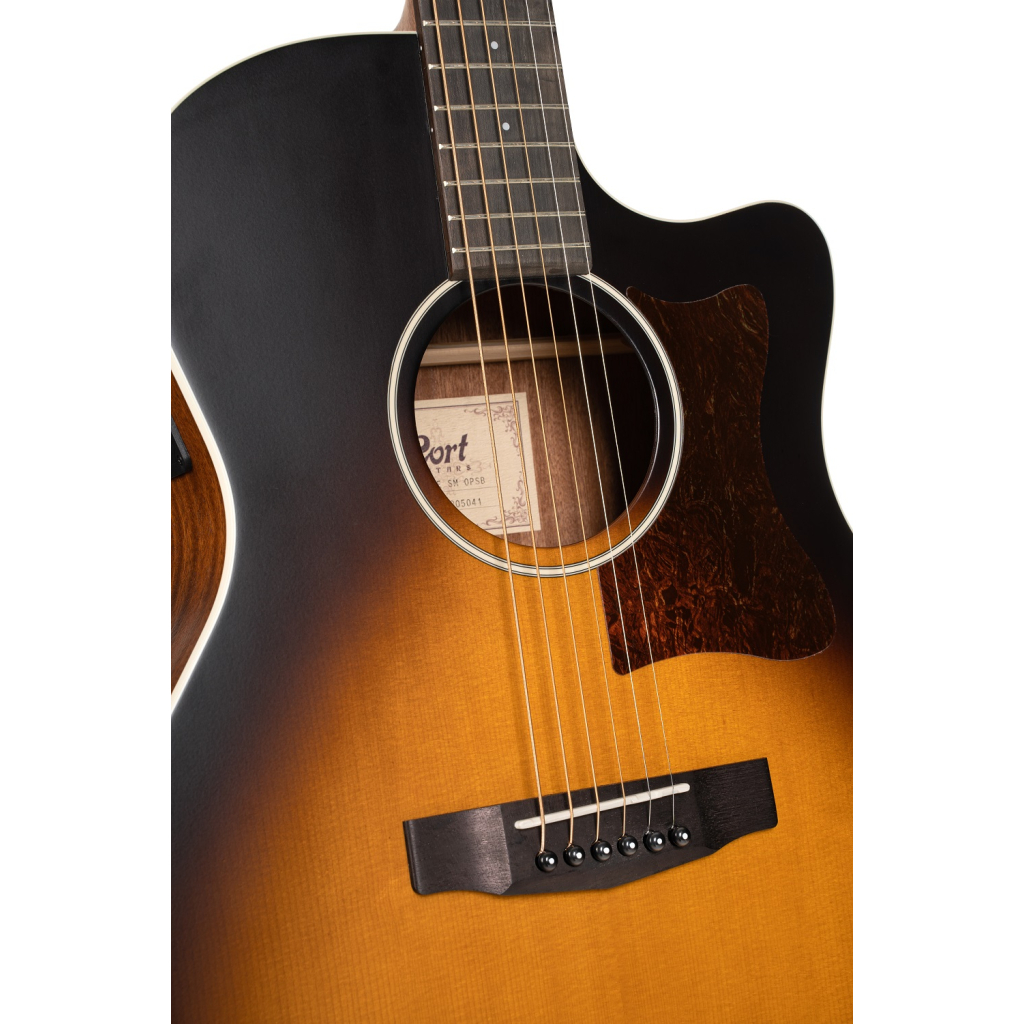Гітара електроакустична Cort GA1E Open Pore Sunburst - зображення 4