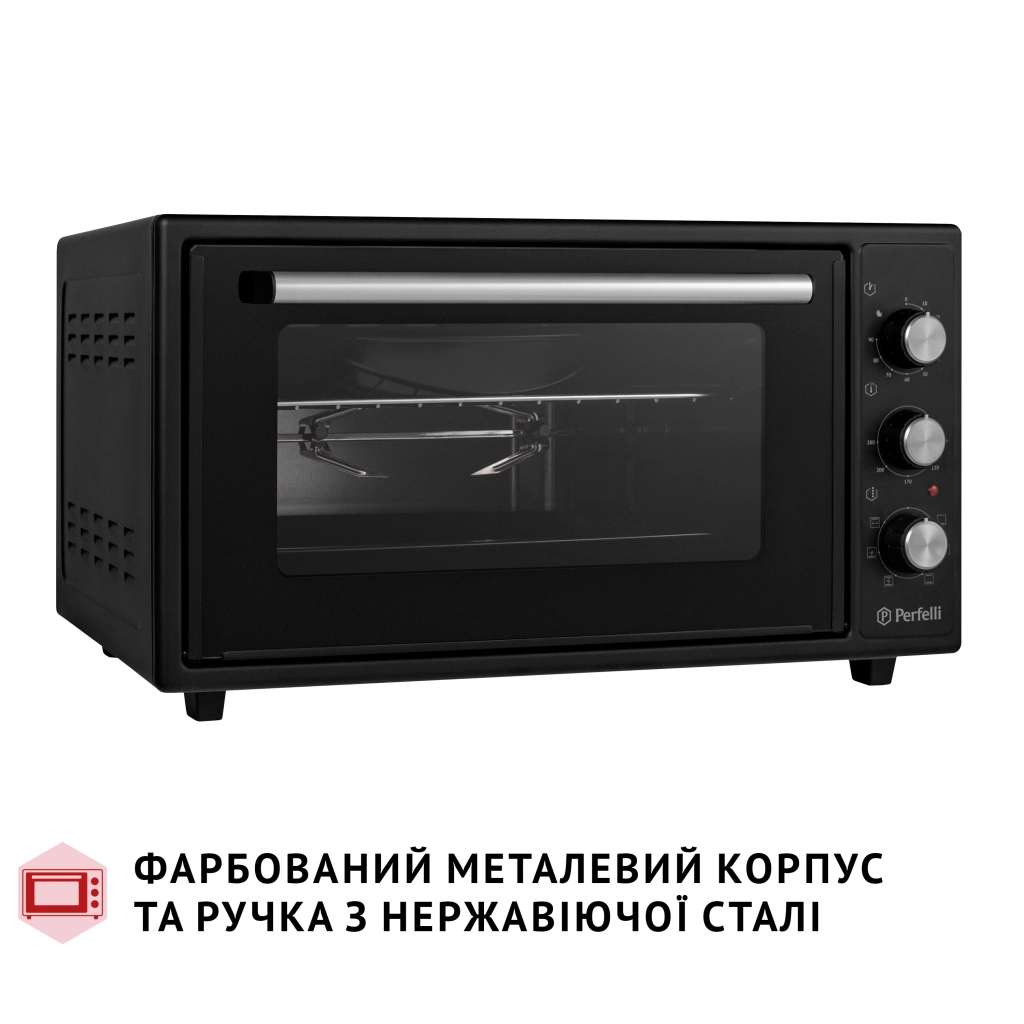Електропіч Perfelli SIERRA 48 BLACK - зображення 4