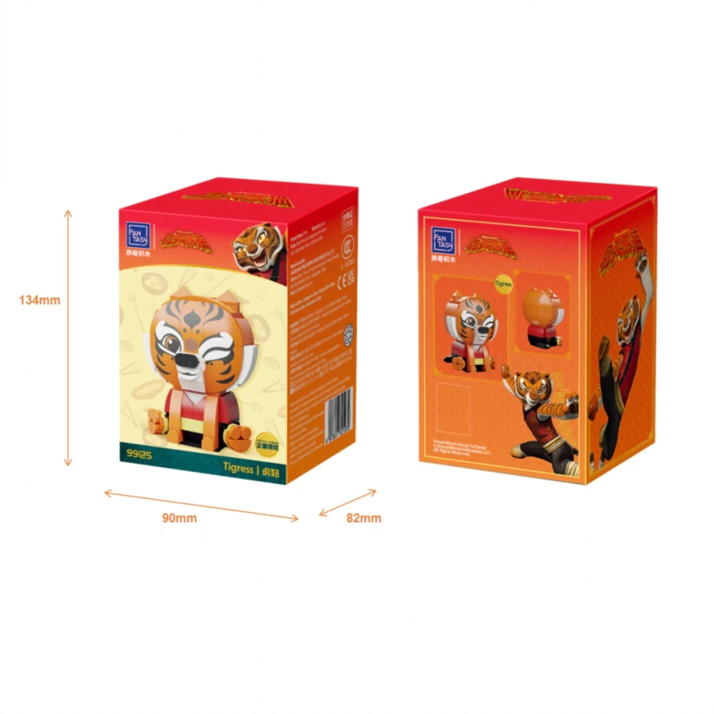 Конструктор Pantasy Kung Fu Panda Серія Сидячий малюк - Тигриця (99125) - зображення 5