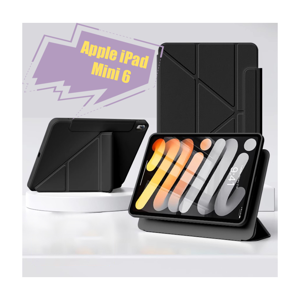 Чохол до планшета BeCover Ultra Slim Origami Flex Apple iPad Mini 6 2021 Black (712967) - зображення 6