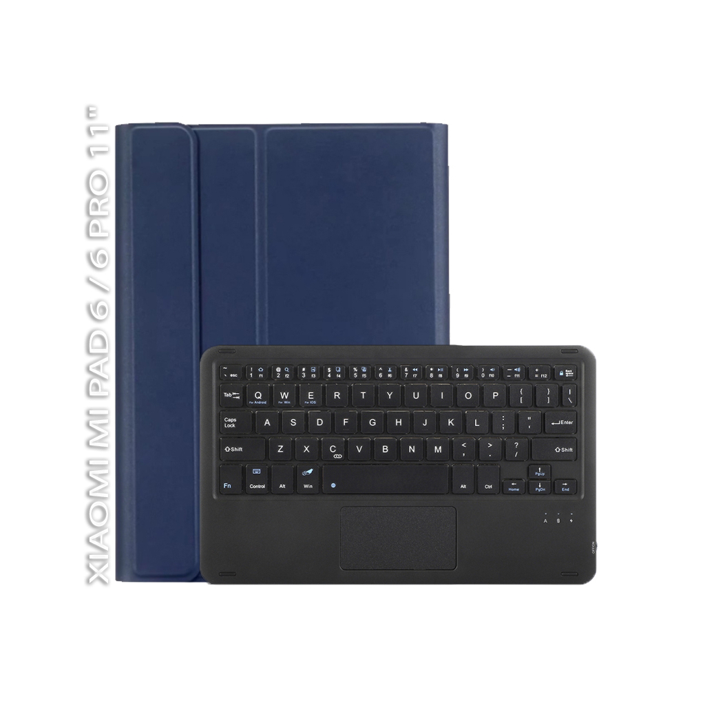 Чохол до планшета BeCover Keyboard+TouchPad Xiaomi Mi Pad 6 / 6 Pro 11" Deep Blue (712402) - зображення 1
