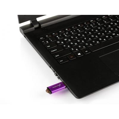 USB флеш накопичувач eXceleram 64GB A3 Series Purple USB 2.0 (EXA3U2PU64) - зображення 7