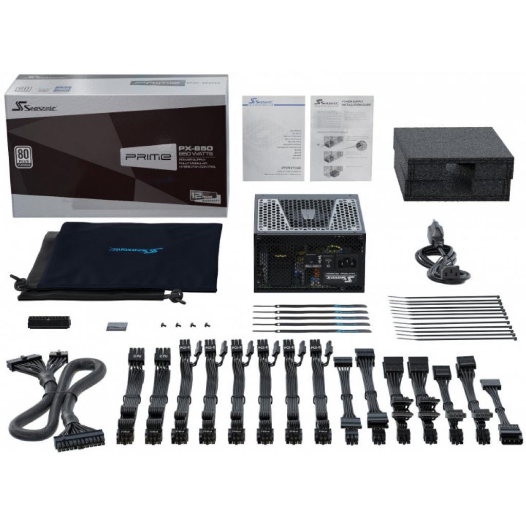 Блок живлення Seasonic 850W PRIME 850 Platinum NEW (PRIME PX-850 (SSR-850PD)) - зображення 6