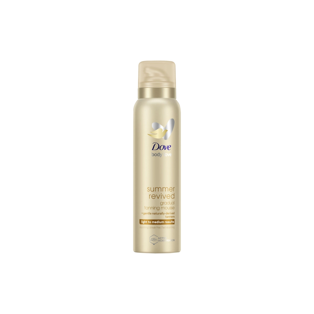 Автозасмага Dove Body Love Summer Revived Мус для тіла Від світлого до середнього 150 мл (8710847962769) - зображення 1