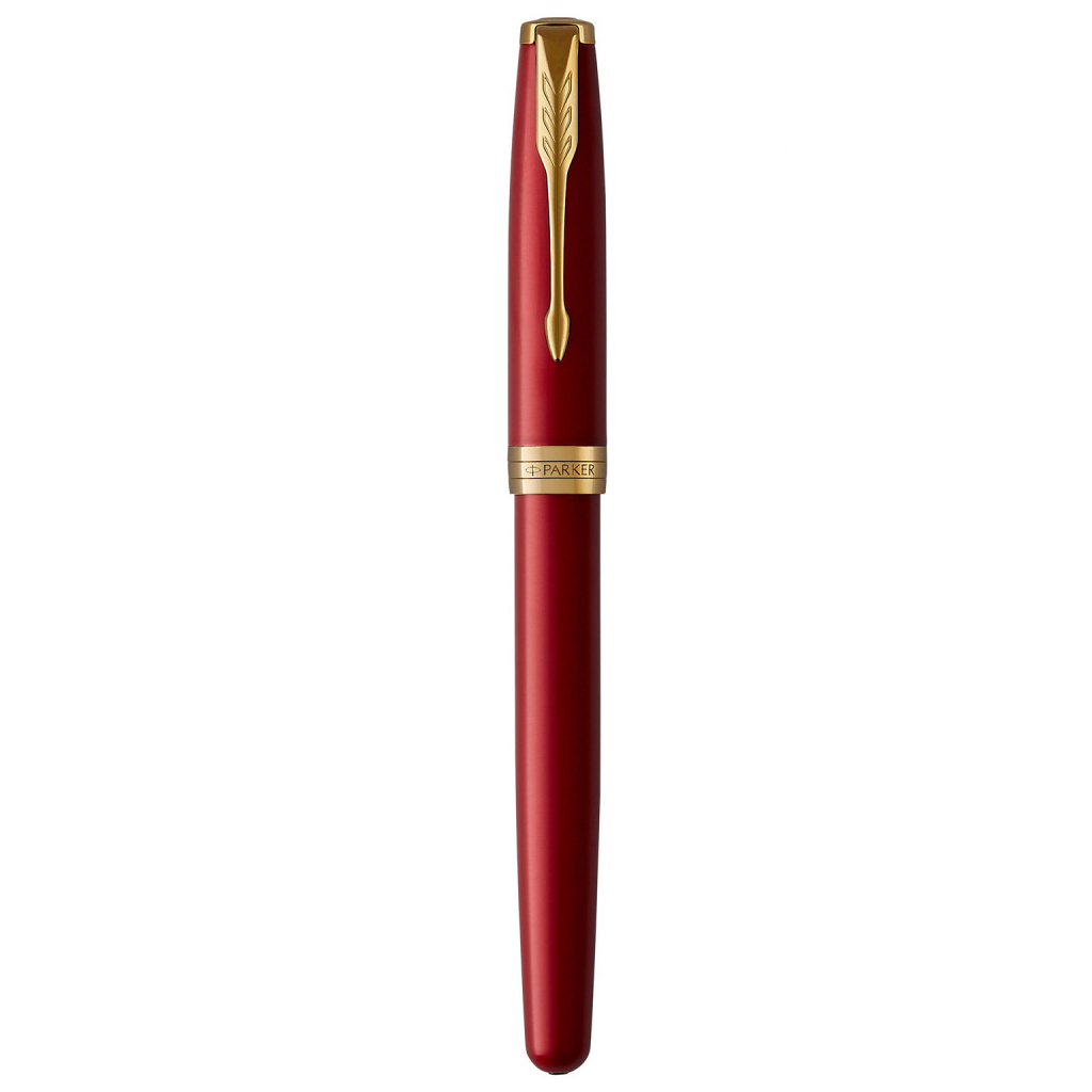 Ручка пір'яна Parker SONNET 17 Intense Red GT  FP F (86 215) - зображення 2
