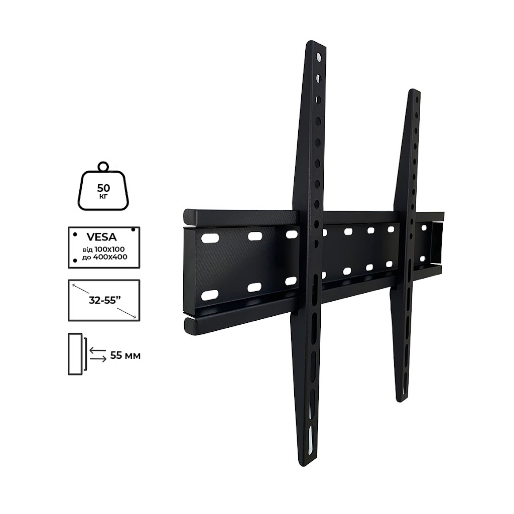 Кронштейн Charmount TV04F Black - зображення 4